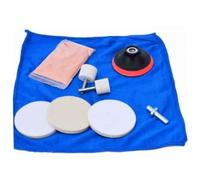 Car Glass Polishing Kit Scratch Remover Watch Car Pad Cerium Oxide Powder Glass Polishing Set Tool 9 Pcs