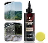 Car Glass Polishing Liquid, Car Glass Polishing Compound, Car Glasses Scratch Remover, Waterspot Oil Film Remover, Cars Window Cleaner Polish for Windscreen,Windshield,Mirrors (1 Pcs)
