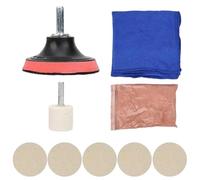 Car Glass Scratch Remover Kit Cerium Oxide Powder Windshield Scratch Remover with Wool Polishing Pad Polishing Disc and More