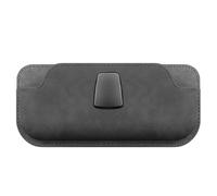 Car Glasses Case - 7 Inch Sunglasses Holder for Car | PU Leather Car Clip - Compact Interior Storage with Secure Fit and Self Adhesive Design Slim Design for Organizing