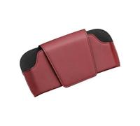 Car Glasses Cases For Car Glasses Clip Sun Visor Sunglasses Storage Box Inside The Not Taking Up Space Easy Access Visor Sunglasses Case(Red)