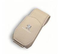 Car Glasses Clip for Peugeot 2008 2013-2015, Anti-slip Glasses Holder Heat Resistant Adjustable Sunglasses Holder Auto Interior Accessories Easy To Install,Beige