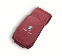 Car Glasses Clip for Peugeot Partner Tepee 2008-2018, Anti-slip Glasses Holder Heat Resistant Adjustable Sunglasses Holder Auto Interior Accessories Easy To Install,Red