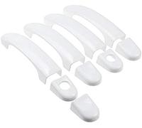 Car Gloss Black White Door Handle Covers Stickers, For VW Transpoter T5 T6 Caddy Van 2003-2015