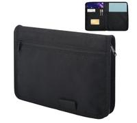 Car Glove Box Organiser, Oxford Fabric Car Document Holder with Zipper, Multiple Pockets Vehicle Document Storage Holder Wallet for Car Registration, Insurance, Driving Licence, Cards and Manuals
