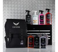 Car Gods Ceramic Si02 Wax Perfection Detailing Gift Pack |10 Piece Car Care Cleaning Kit with exclusive Back Pack -Inlcudes Hybrid Ceramic Polish for the ultimate protection and shine