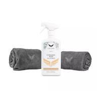 Car Gods Ceramic Sio2 Hybrid Wax High Gloss Detailer & Microfibe Cloth Bundle