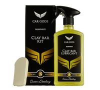 Car Gods Complete Detalier Kit - Clay Bar and Spray Lubricant Bundle - Super Smooth Surface for Better Polishing - 500 ml