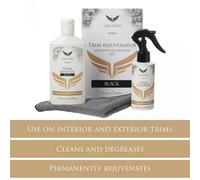 Car Gods Interior & Exterior Dash Trim Detailer Rejuvenator Kit Black Treatment