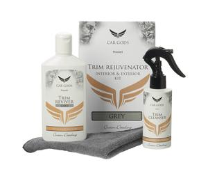 Car Gods Interior & Exterior Trim Rejuvenator Kit - Grey Kit