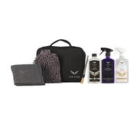 Car Gods Wash & Protect Detailing Gift Pack | 7 Piece Car Care Cleaning Kit- Shampoo, Wheel Cleaner, Holy Water Car Wax Polish, Precision Wheel Brush, Wash Mitt, Microfibre Cloth, Storage Bag