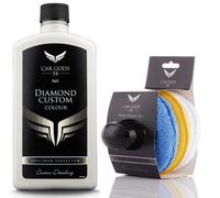 Car Gods White Polish Wax Scratch Remover 500Ml & Wax Applicator Pad