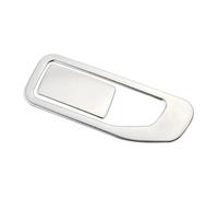 Car Golve Box Handle Cover Stainless Steel Sticker Trim Interior Modification Accessories For Peugeot 308 LHD(Silver)