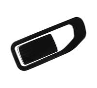 Car Golve Box Handle Cover Stainless Steel Sticker Trim Interior Modification Accessories For Peugeot 308 LHD(Black)