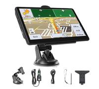 Car GPS, GPS Navigator, 7-Inch Touchscreen Display, Real-Time Voice Navigation, Global Positioning System for Long Trip Driving, Vehicle RV Trucks Navigations for Men Women Seniors