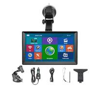 Car GPS, GPS Navigator, 7-Inch Touchscreen Display, Real-Time Voice Navigation, Global Positioning System for Long Trip Driving, Vehicle RV Trucks Navigations for Men Women Seniors