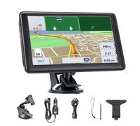 Car GPS, GPS Navigator, 7-Inch Touchscreen Display, Real-Time Voice Navigation, Global Positioning System for Long Trip Driving, Vehicle RV Trucks Navigations for Men Women Seniors