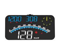 Car GPS HUD Gauge Digital Speedometer Head Up Display Smart Speeding Alarm Reminder Meter For Universal Car Display