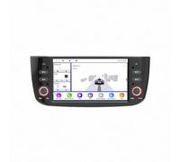 Car Gps Navigation Car Stereo for Fiat Linea Punto EVO 2012-2015 Hd Touch Screen Radio with Bluetooth, Transmission, Aux, Support Voice Control, Mirror Link, Gps Navigation, 8 Core 8G+256G
