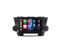 Car Gps Navigation Car Stereo for Toyota Highlander 2007-2013 Touch Screen with Carplay Wifi Bluetooth Mirror Link, Fm, Steering Wheel Control, 4 Core 1G+16G