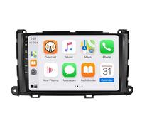 Car Gps Navigation Car Stereo for Toyota Sienna 2010-2014 Touch Screen with Carplay Wifi Bluetooth Mirror Link, Fm, Steering Wheel Control, 8 Core 4G+64G