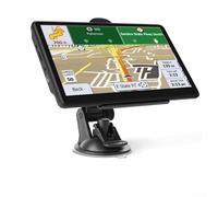 Car GPS Navigator with 2025 UK Europe Maps, Live Traffic, Lifetime Updates, Postcode Search, Voice Guidance, 8GB + 256MB Memory