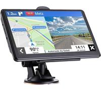 Car GPS Navigator with 2026 USA Maps, Voice Turn-by-Turn Guidance, Lane Assistance, Speed and Red Light Warning for Vehicles, GPS Satellite Navigator with Free Lifetime Map Update