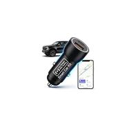Car GPS Tracker & Charger, GPS Tracker for Vehicles, GPS Locator for Hidden Anti-Theft & Real-Time Parking Location, No Monthly Fee, No SIM Card, Only with iOS, Perfect for Cars Trucks Family Fleets