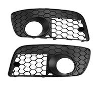 Car Grill 2X Car Front Bumper Fog Light Grille Grill HONEYCOMB HEX Fog Lamp Grille For Jetta For MK5 For GLI 2006-2009