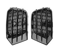 Car Grill 2x Car Front Fog Light Grille Cover Honeycomb Mesh For RS Style Fog Lamp Grill For Q3 2016-2018