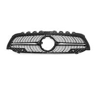 Car Grill For Mercedes For Benz A-Class W177 V177 2018-2023 Front Grille Middle Net Grills Assembly Frame Cover Decor Parts(Silver A)