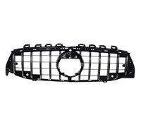 Car Grill For Mercedes For Benz CLA-Class W118 2020-2023 Front Grille Middle Net Bumper Grills Assembly Cover Trim Decoration(Silver B)