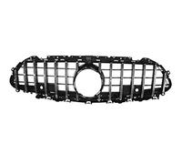 Car Grill For Mercedes For Benz CLS-Class W257 C257 2019-2022 Front Grille Middle Net Grills Assembly Frame Cover(Silver A)