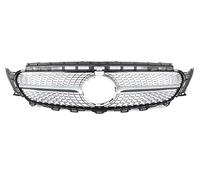 Car Grill For Mercedes For Benz E-Class Sport W213 S213 2017-2020 Front Grille Middle Net Grills Assembly Frame Cover Parts(Silver A)