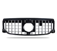 Car Grill For Mercedes For Benz GLB-Class X247 2019-2023 Front Grille Middle Net Grills Assembly Frame Cover Exterior Parts(Silver)