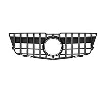 Car Grill For Mercedes For Benz GLK-Class X204 2008-2015 Front Grille Middle Net Grills Assembly Frame Cover Exterior Parts(2008-2011 Silver B)