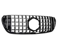 Car Grill For Mercedes For Benz X-Class 2017-2022 Front Grille Middle Net Grills Assembly Frame Cover Exterior Parts(Silver)