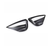 Car Grill For Tesla For Model Y 2021 2022 2023 Front Fog Light Protective Cover ABS Decoration Fog Lamp Wind Knife Spoiler Blade Trim Front Grill(Matte Black)