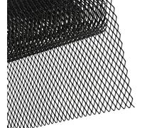 Car Grill Mesh 100 x 33cm, Universal Black Aluminium Alloy Mesh Durable Honeycomb Grille Mesh for Radiator Grilles Bumper Vehicle Openings Body & Hood Vents