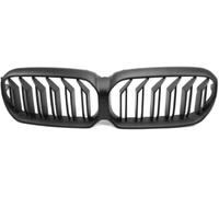 car grill mesh Car Front Bumper Lip Spoiler for BMW For 5 Series G30 G31 G38 LCI 2021 2022 2023(Matte black)