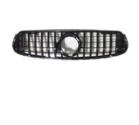 Car Grill Modified Front Bumper Grille Hood Grill For Benz For GLC X253 200 220 300 Facelift GT Diamond Style Mesh Grid Tuning 2019-2021 (Sport GT Black)