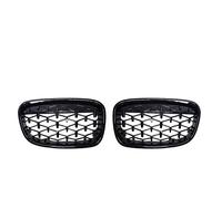 car grille 1 Pair Diamond Grill Kidney Racing Grilles Mesh for Meteor Style Car Accessories for BMW Series F20 F2-1 116i 118i 2011-2014(3)