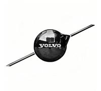 Car grille emblems Compatible with Volvo S90 2021-2025, ABS plastic Auto Badge emblem stickers, Grille Insignia, Emblem Protector, Car Accessories,Without camera