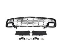 Car Grille For Chevrolet Front Bumper Air Vent | For Corvette C7 Z06 Z51 2014-2019 Front Lower Grille Carbon Flash Air Inlet Grid Grill Radiator Mesh(A With Camera Hole)