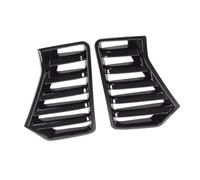 Car Grille Grill 2 Piece Front Left And Right Fog Light Side Grille Air Intake Cover For Toyota For Tacoma 2024 Bumper Radiator Grills(Glossy Black)
