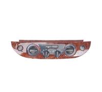 Car Grille Panel Car Air Conditioning Vent Outlet Panel Button Central Control Knob Cover MAX AUTO OFF REST For Toyota For Camry 2003-2006(Grey)(Wood)