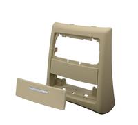 Car Grille Panel For B&MW 3 Series E90 E91 2005-2012 Car Rear Center Console Air Conditioner AC Vent Grille Outer Frame Ashtray Trim Cover Panel(Beige,D)