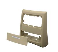 Car Grille Panel Rear Air Conditioning AC Vent Grille Outer Frame Ashtray Cover Trim For B&MW 3 Series E90 E91 2005-2012(Beige Model D)