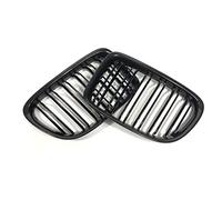 Car Grilles Dual Slat Grille Front Bumper Kidney Grill For BMW X1 Series E84 2009-2016 Hood Vent(Dual Carbon)