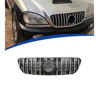 Car Grilles For Benz For ML W163 1998-2004 Grille Front Racing Grille Grill Mask Cover Trims Front Hood Grills Hood Vent